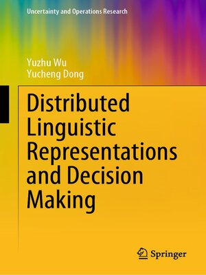 cover image of Distributed Linguistic Representations and Decision Making